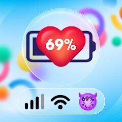Emoji Battery Widget icon